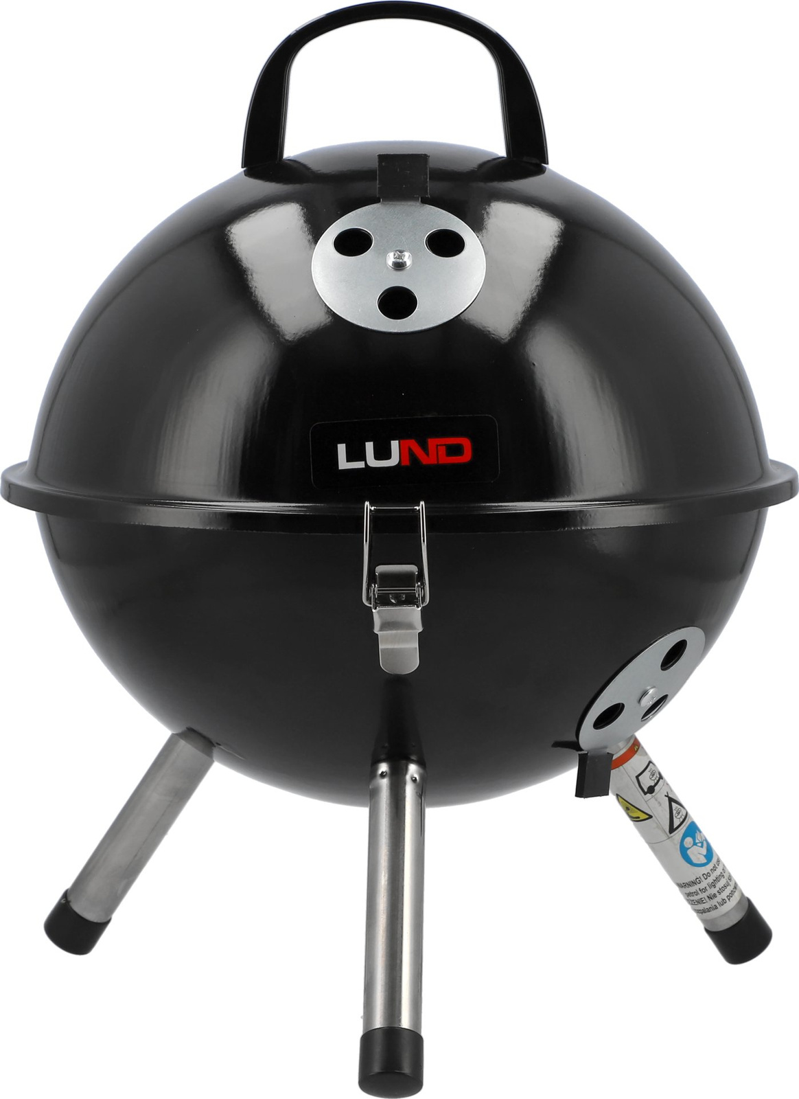 Hordozható faszenes grillsütő, 29 cm átmérőjű rostéllyal | LUND 99922