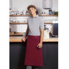 Kellner kötény bistro basic bordó | KARLOWSKY BBSS 1-4-Stck
