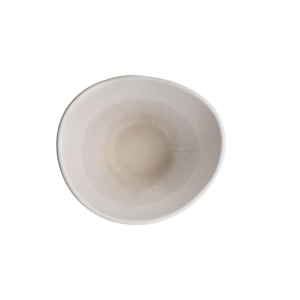 Tál BLUSH, melamin, fehér-bézs, 19x16.5x9 cm, 500 ml | APS 85520