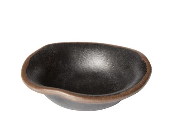Tál MARONE, melamin, fekete - barna, 11.5x3 cm, 40 ml | APS 84108