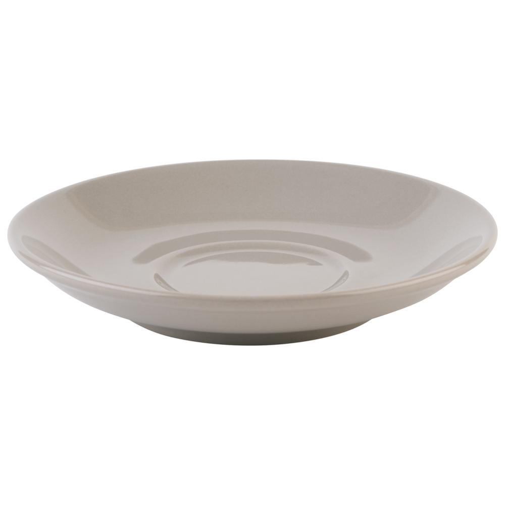 Csészealj SNUG, porcelán, szürke, 14.5x2.5 cm | APS 16012