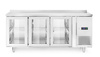 Hűtött munkaasztal, 3 ajtós, 180x70x85 cm, 450 l, 4 kWh/nap | ARKTIC 233436