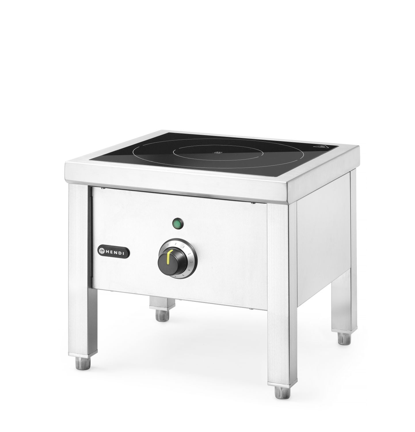 Gastronómiai indukciós zsámoly, 1 égős, 5 kW, 400 V | HENDI 237670