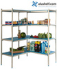 Sarokpolc 4 polcos mélység 40 cm 1PD-44+4P-64+8UM | ALUSHELF 40316