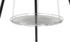 Faszén grill bográccsal, háromlábú állványon, 49 cm átmérőjű ráccsal | LUND 99933