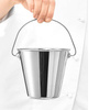 Mini finger food vödör, 9,5 cm, rozsdamentes acél | FORGAST FG11504