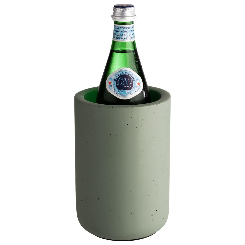 Hűtő palackokhoz, cooler, ELEMENT, beton, zöld | APS 36105