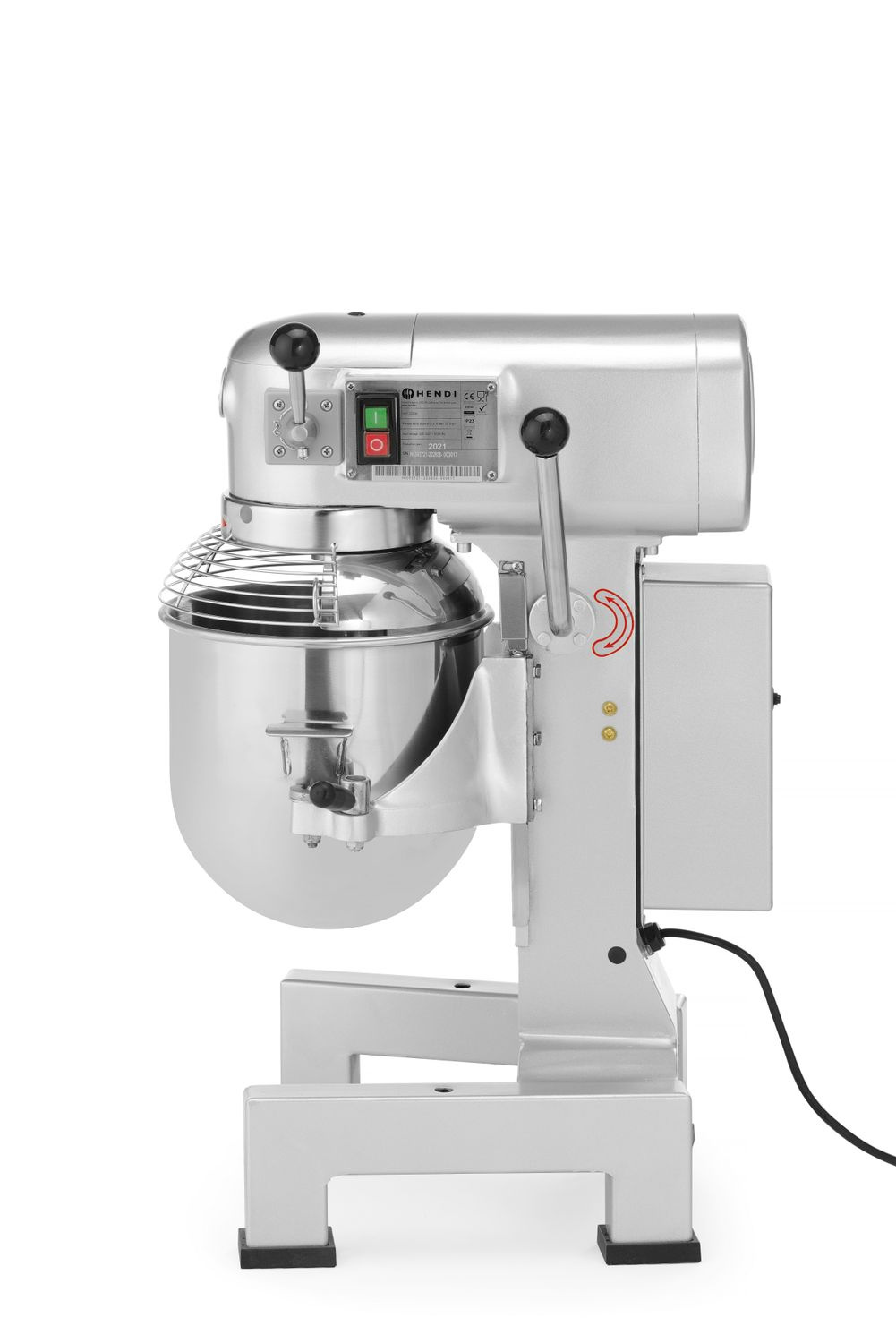 Bolygókeverő, dagasztógép könnyű tésztához, 20 l, 1.1 kW, 230 V | HENDI 222843
