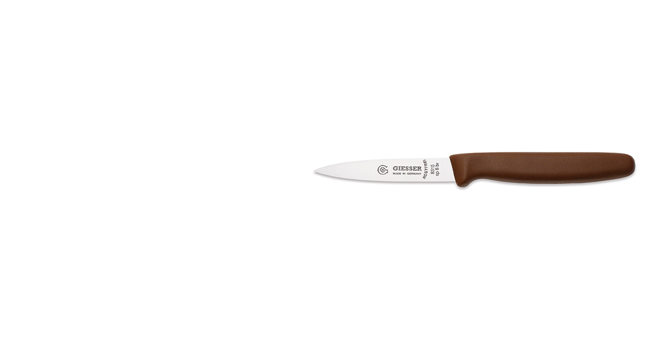 Hámozókés - 8 cm, barna | GIESSER MESSER 8315 sp 8,0 br