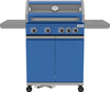 Grillgáz ITAMI 4+1, 14,2 KW, kék | YATO YG-20033