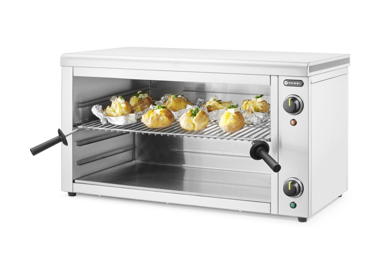 Elektromos grillsütő, 3,6 kW, 63x42x31 cm | HENDI 264300