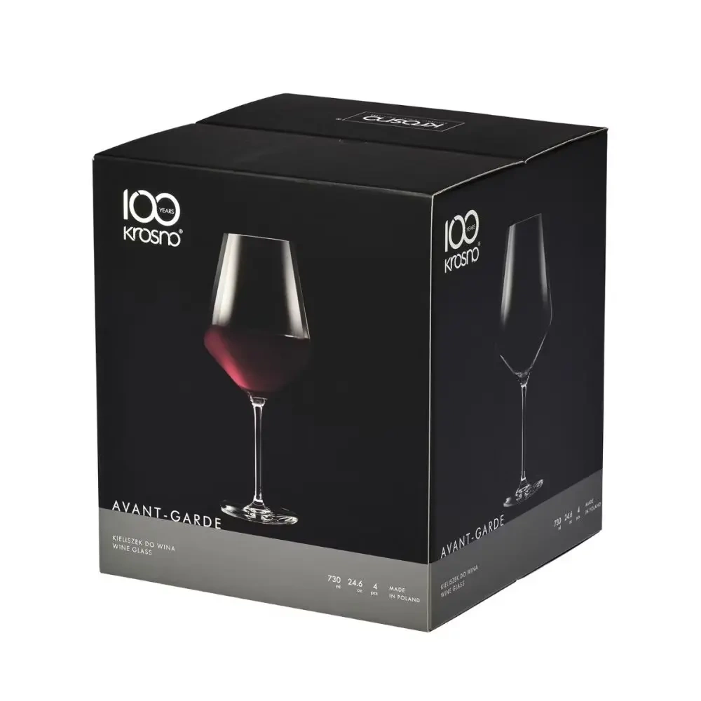 Nagy poharak vörösborhoz Avant-Garde XL, 730 ml - 4 darabos készlet | KROSNO F57D228065001010
