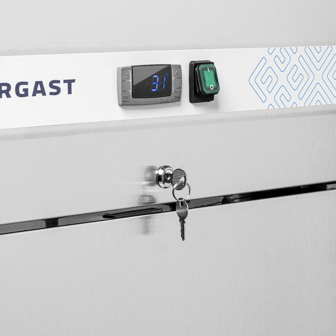 Fagyasztószekrény 1 ajtós 600 l, rozsdamentes acélból | FORGAST FG08172