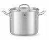 Rozsdamentes acél magas fazék - űrt. 5 l Kitchen Line | HENDI 837207