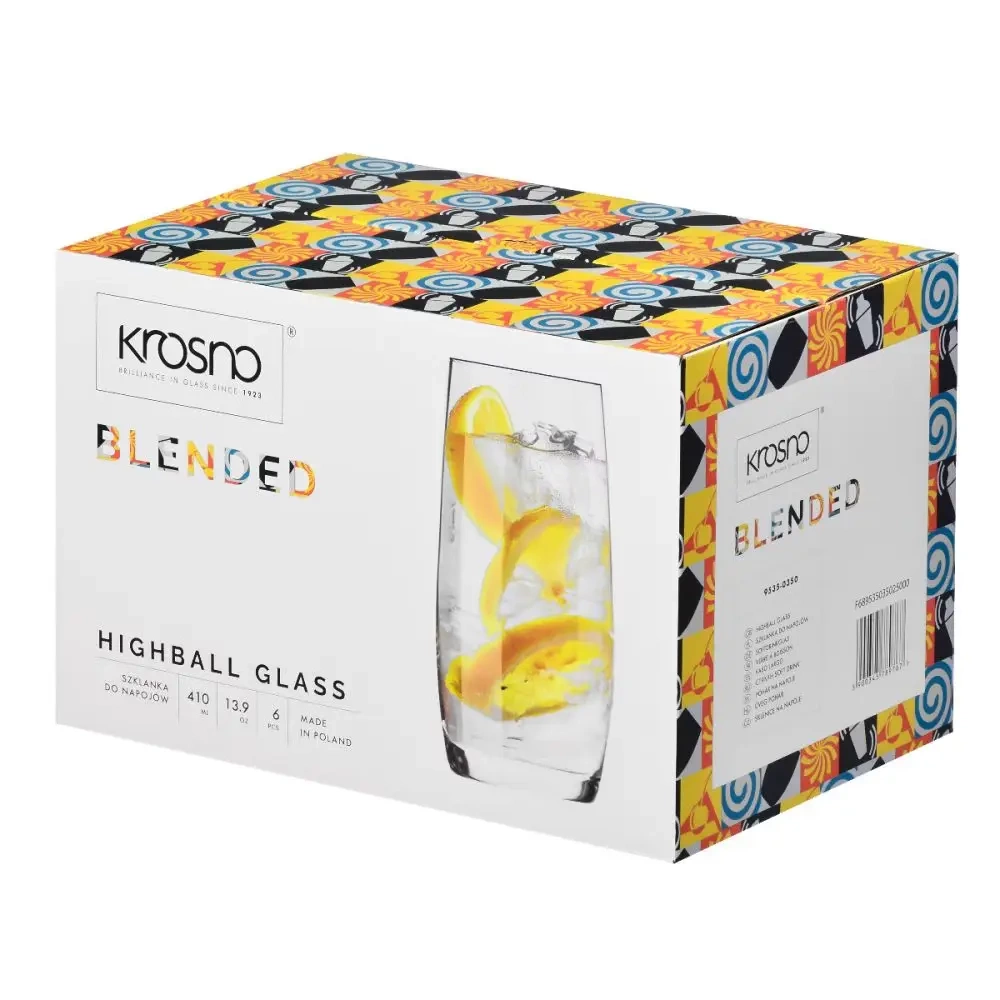 Long drink poharak Blended - 6 darabos készlet | KROSNO GLASS F689535035025000