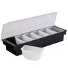 Bártartó ital-kiegészítőkhöz, 6 rekesz, 500 ml, 50x15,5x10 cm | APS 93171