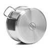 Alacsony rozsdamentes acél fazék, 4 l, 20 cm átmérő | FORGAST FG02520