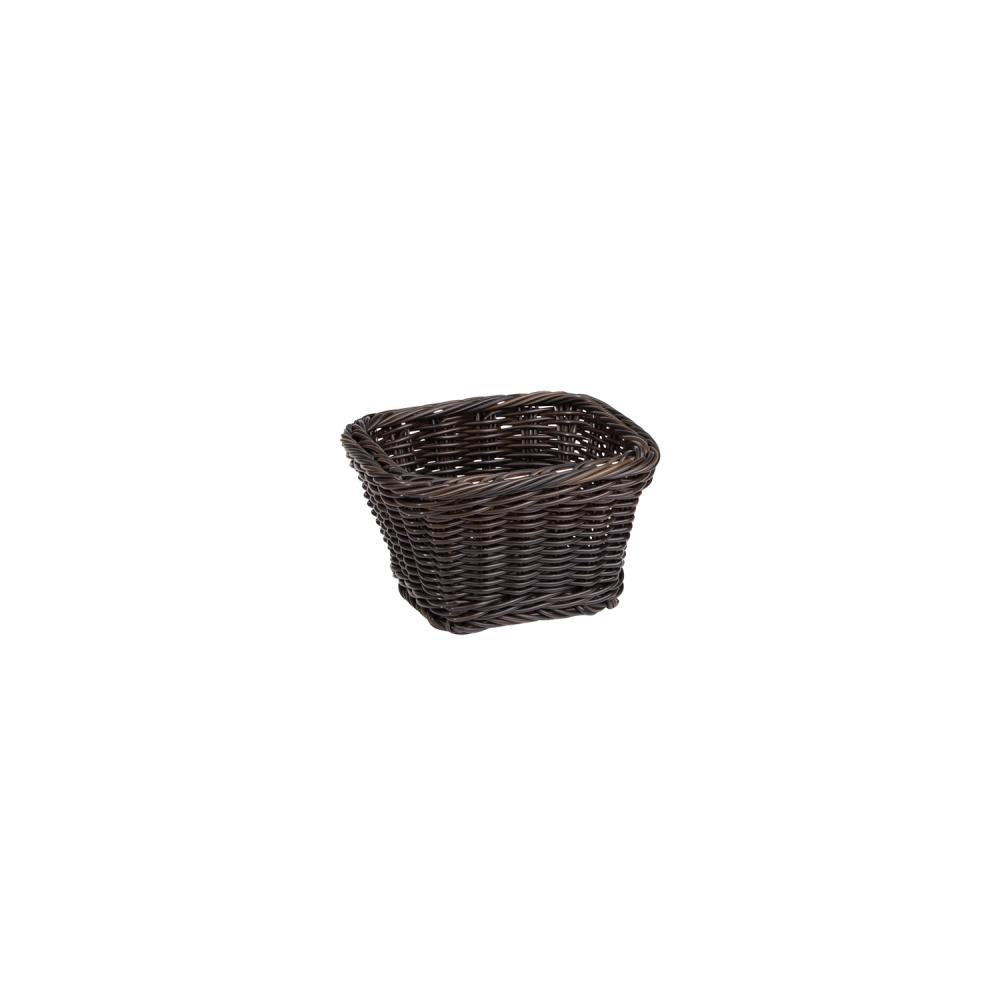 Kosár polipropilénből GN LINE, téglalap alakú, fekete-barna, GN 1/6, 18x16.5x10.5 cm | APS 40247
