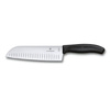 Santoku kés Swiss Classic fekete, pengehossz 17 cm | VICTORINOX 6.8523.17B