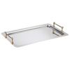 GN 1/1 BUFFET STAR rendszertálca, rozsdamentes acél, aranyozott fogantyúk, 53x32,5x6,5 cm | APS 11155