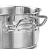 Közepes rozsdamentes acél fazék fedővel, 1,9 l, átmérő 16 cm | FORGAST FG02831