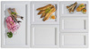 Tálca FRAMES, GN 1/1, porcelán, fehér szín | APS 82355