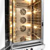 Elektromos kombi pároló sütő 10 GN 1/1 vagy 10 db 60x40 cm-es tepsihez, 15.8 kW | FORGAST FG09520