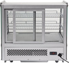 Hűtött bemutató vitrin 120 l ezüst | YATO YG-05025