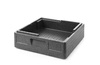 Catering termoizolációs tároló Salto 9,8L, 35x35x8 cm, kompakt, könnyű | HENDI 707074