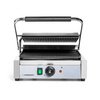 Kontakt panini grill, bordázott lapok, 2,2 kW | FORGAST FG09201
