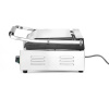Kontakt panini grill XL, bordázott sütőlapok, 2,7 kW | HENDI 263624