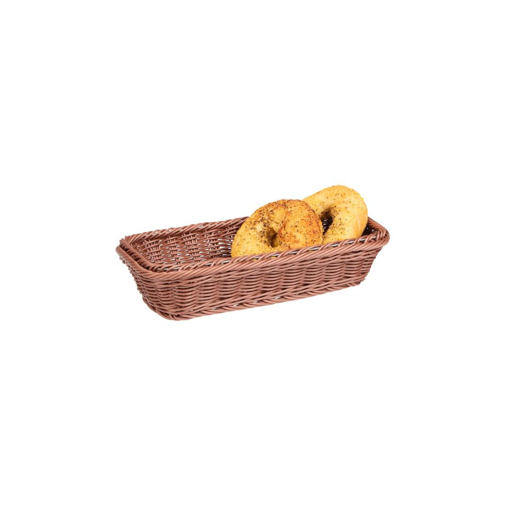 Kosár polipropilénből GN LINE, téglalap alakú, barna, GN 1/3, 33x18x7 cm | APS 40263