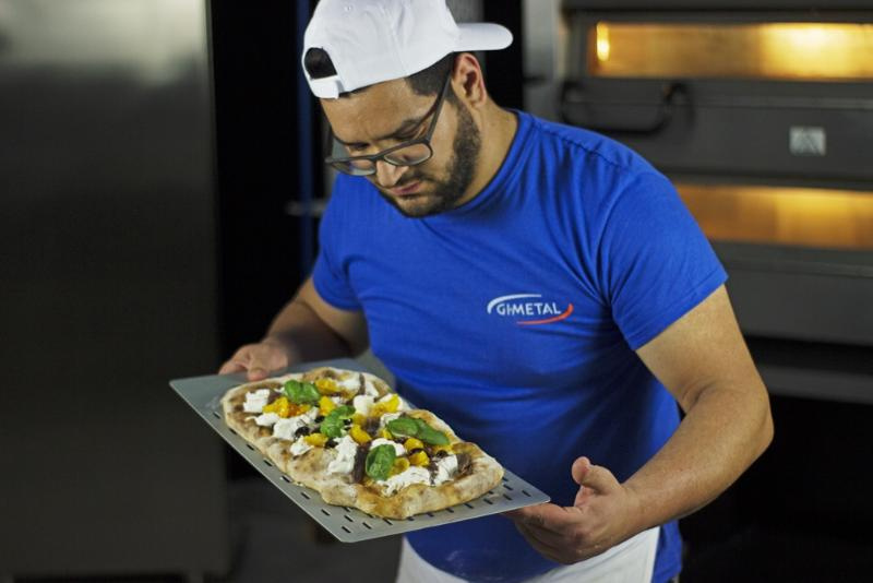 Perforált pizzasütő lap 30x90 cm | GI.METAL AM-3090AF