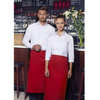 Kellner kötény bistro basic piros | KARLOWSKY BBSS 1-8-Stck
