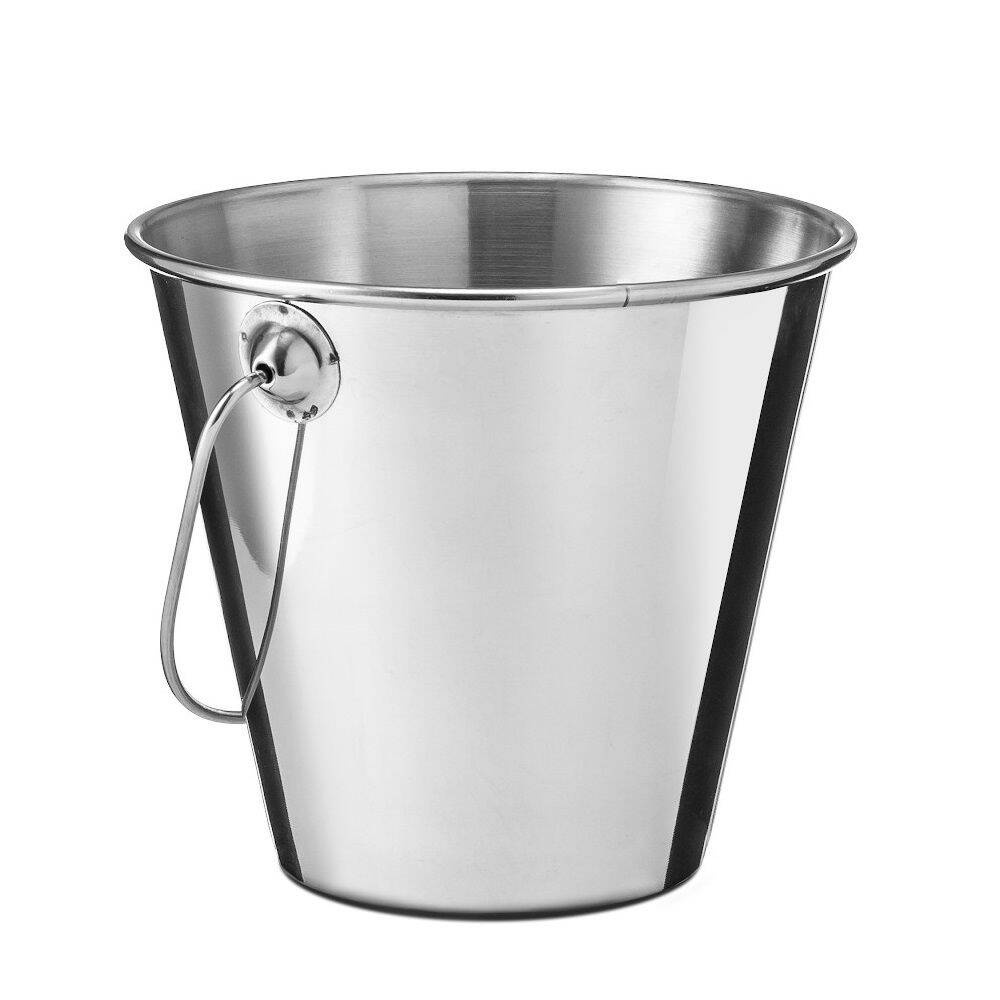 Mini finger food vödör, 9,5 cm, rozsdamentes acél | FORGAST FG11504
