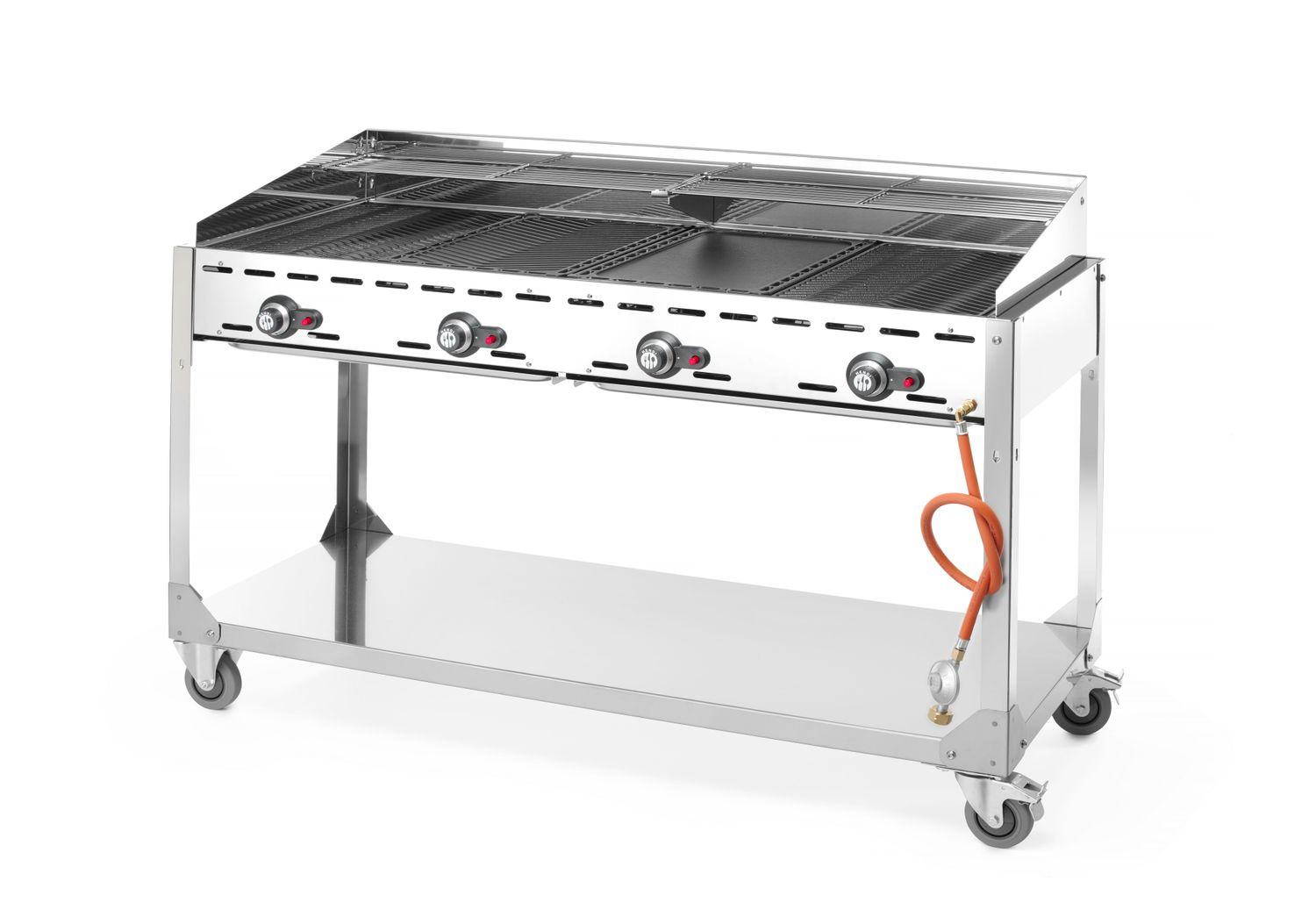 Gázgrill Green Fire Kitchen Line 4 égős, 22 kW | HENDI 149614