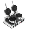 Elektromos dupla belga gofrisütő, ø 18,5 cm, 4 kW, 230 V | FORGAST FG09721