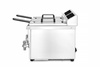 Indukciós fritőz 2 medencés Kitchen Line, 2x8 l, 2x3.5 kW, 230 V | HENDI 215029