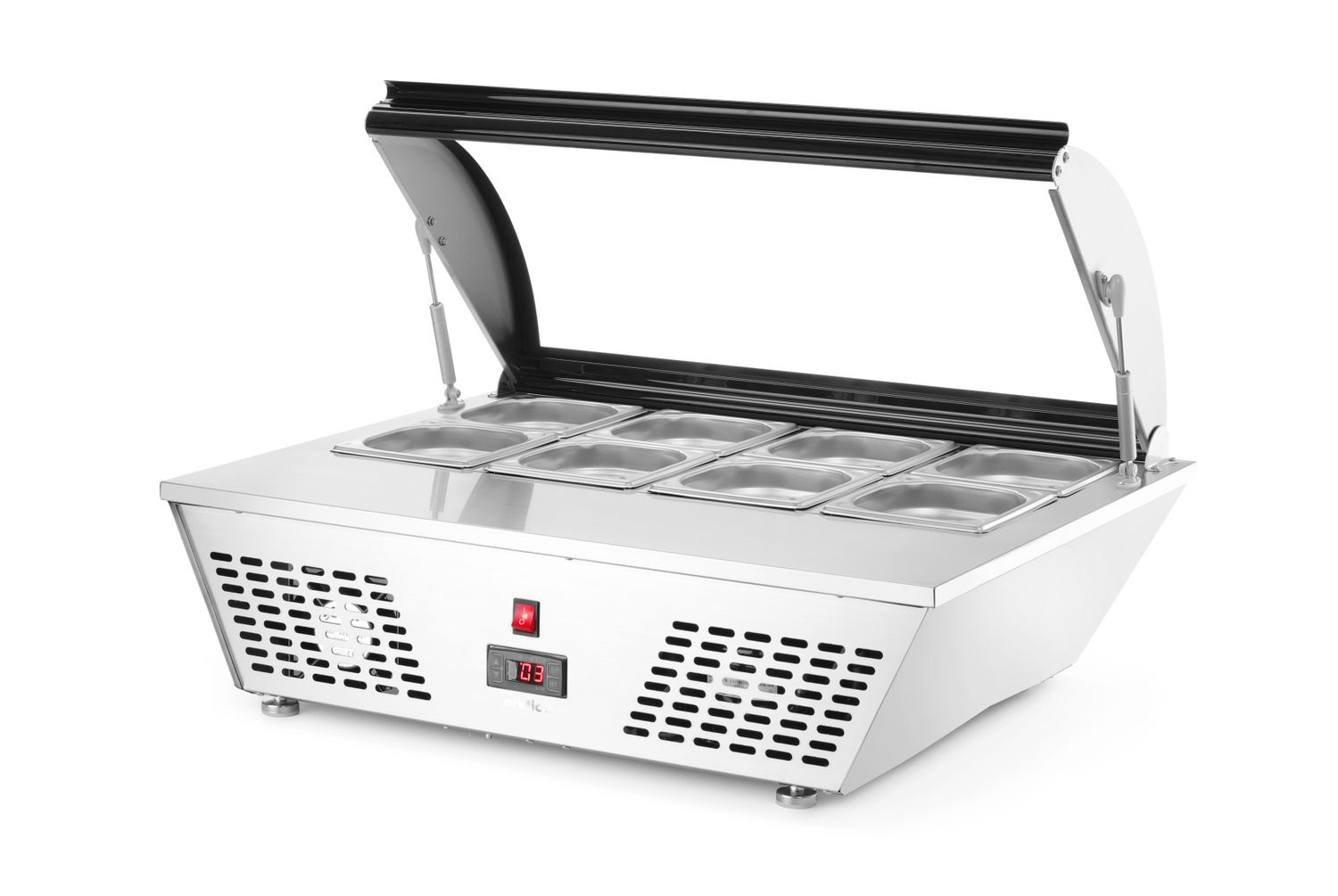 Hűtővitrin 67 l, 0-12°C, 105 W, 76.7x61.2x32.8 cm | HENDI 233672