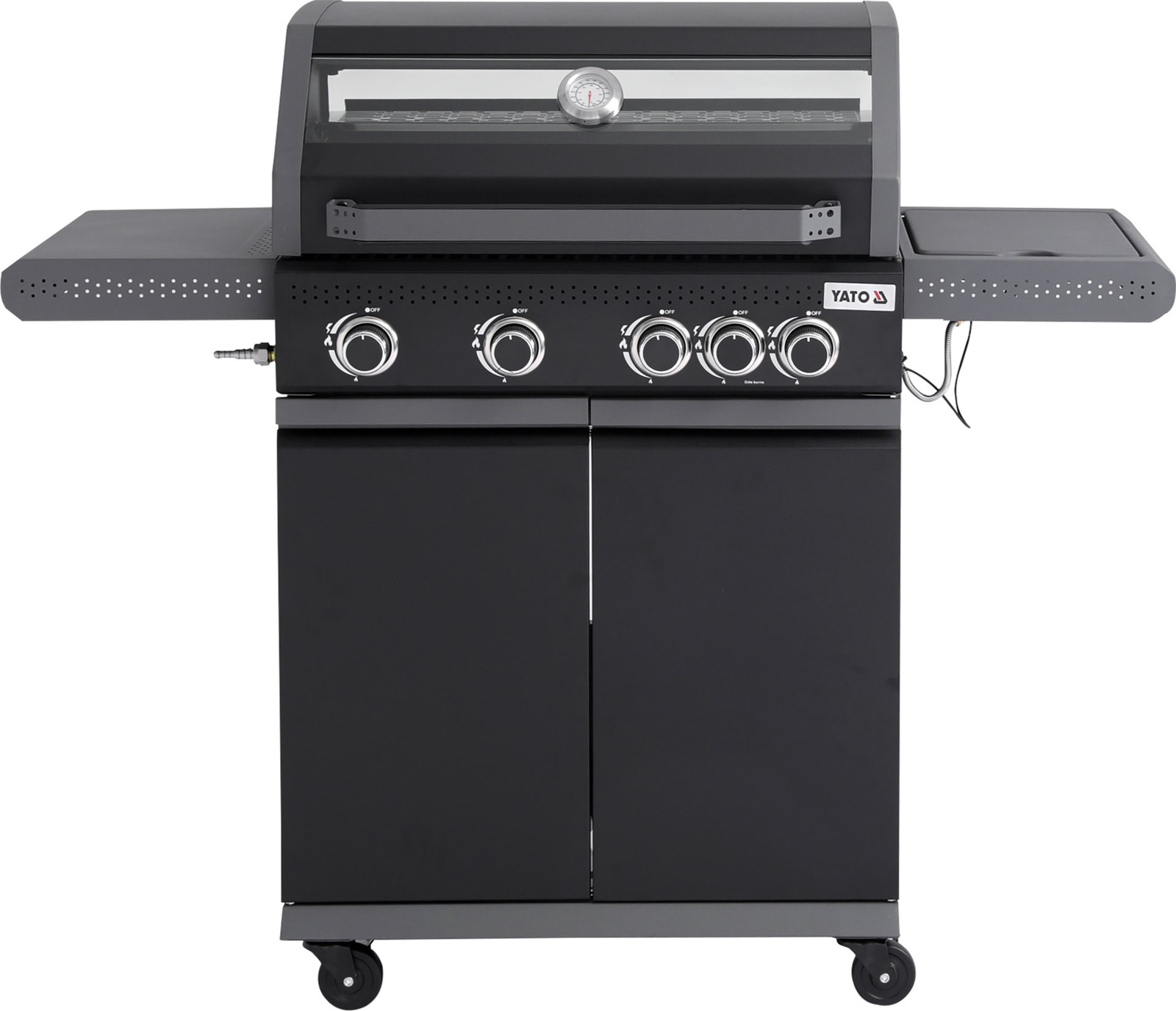 Grillgáz Okaya üveggel, 5 égővel (4+1) | YATO YG-20010