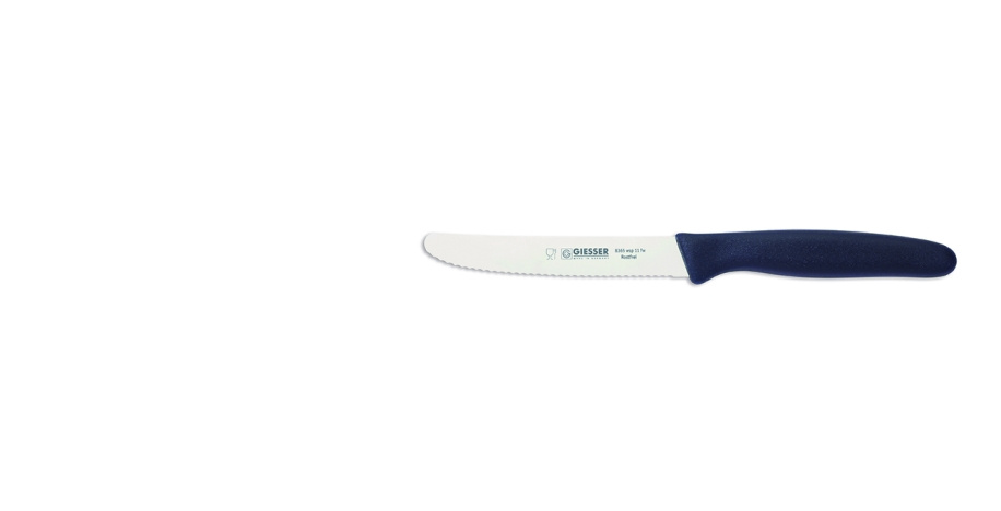 Univerzális kés hullámos éllel - 11 cm, sötétkék | GIESSER MESSER 8365 wsp 11 fw