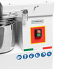 Spirál dagasztógép (keverőgép), 10 l, fix üst, 370 W, 230 V | FORGAST FG10423
