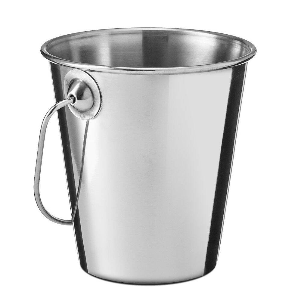 Mini finger food vödör, rozsdamentes acél, átmérő 12 cm | FORGAST FG11505