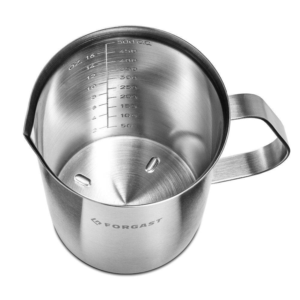 Mérőkancsó rozsdamentes acélból, 500 ml | FORGAST FG11025