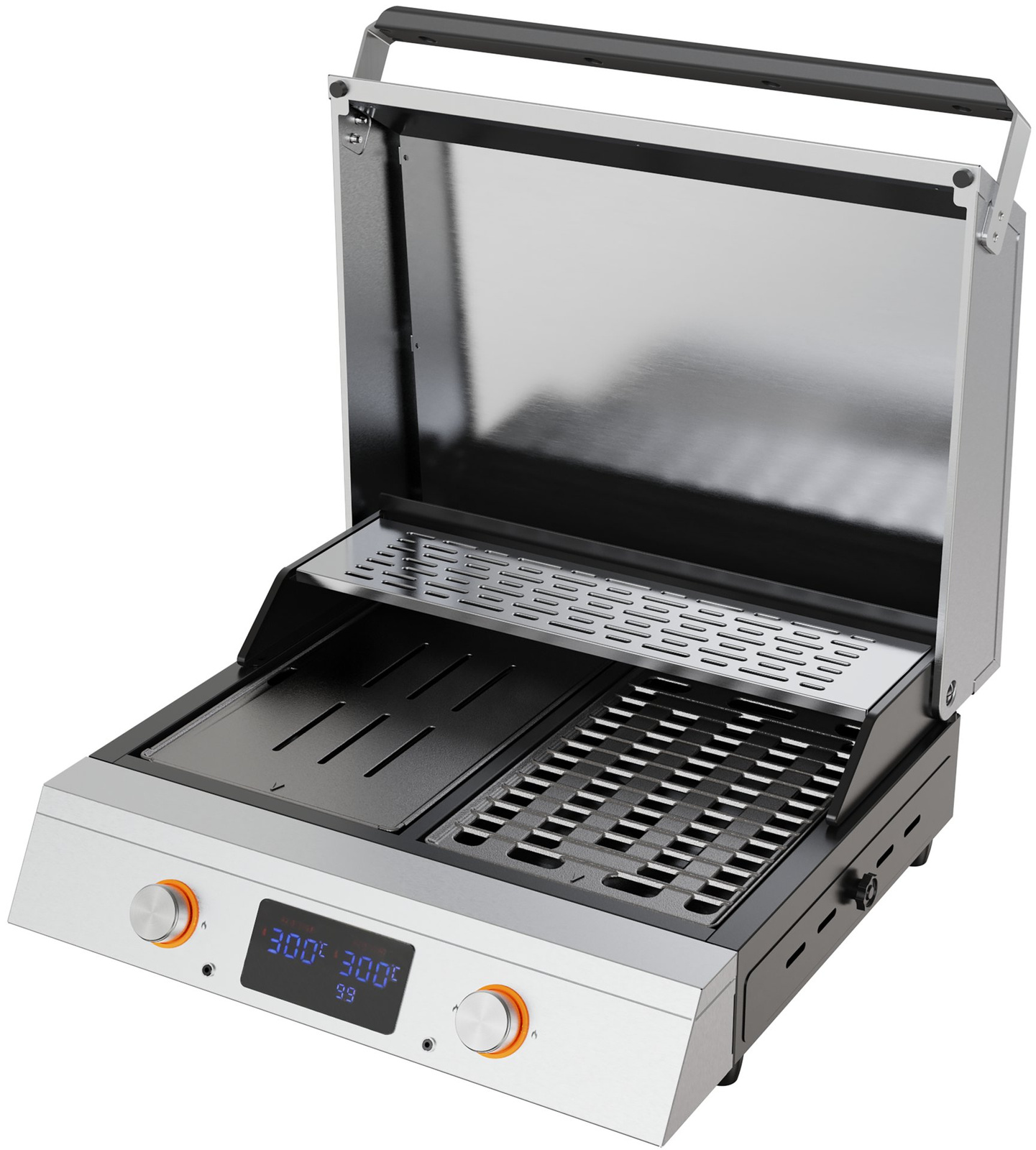 Elektromos grill, YATOMI 2.3 kW 47 X 33 CM | YATO YG-20071