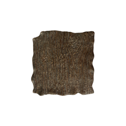 Lapos téglalap alakú tányér Moku hematit 21 x 21 cm | KERA CERAMIKA 16.3/C.HEM