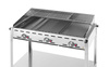 Grill gáz Green Fire Kitchen Line, 3 égős, 17.4 kW | HENDI 149591