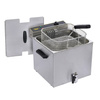 Elektromos olajsütő csappal, 12 l, 6,4 kW | ROLLER GRILL MF120R