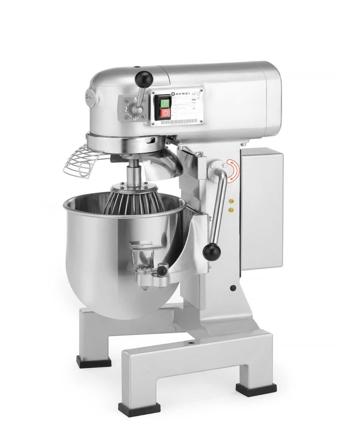 Bolygókeverő, dagasztógép könnyű tésztához, 20 l, 1.1 kW, 230 V | HENDI 222843