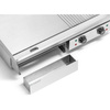 Elektromos sima-bordázott grilllap, 72,8x40 cm, 4,4 kW | FORGAST FG09104